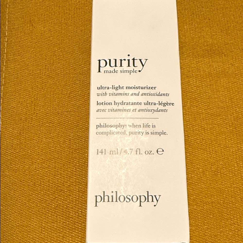 Philosophy Purity Made Simple Moisturizer